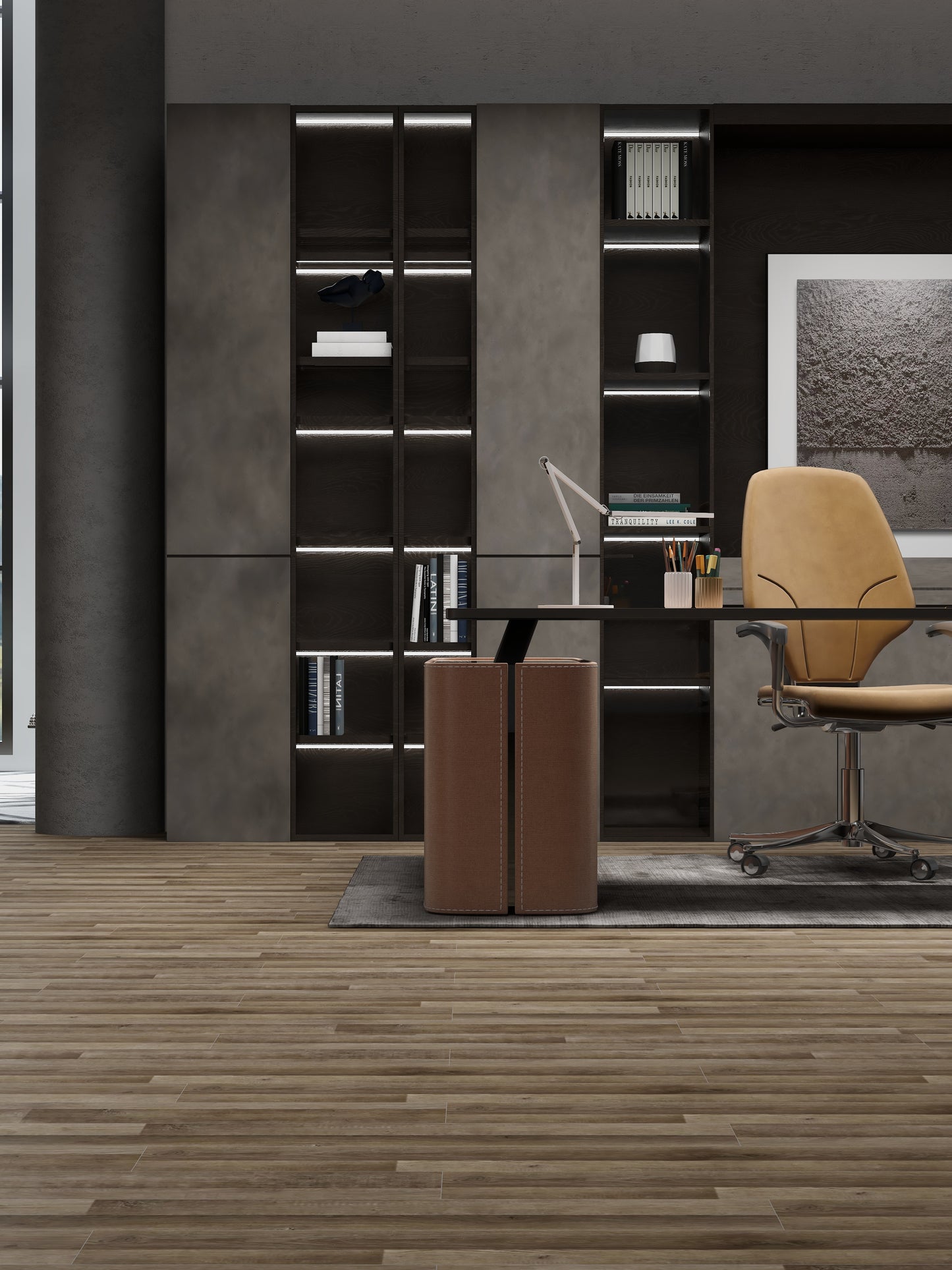 Endura-Bull SPC Vinyl Flooring £35.99 per m2 +VAT 6 x 183 x 1220mm Colour Krumlin Coffee B187