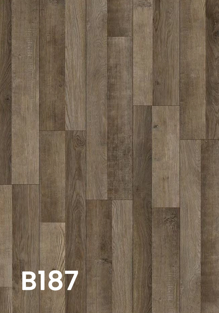 Endura-Bull SPC Vinyl Flooring £35.99 per m2 +VAT 6 x 183 x 1220mm Colour Krumlin Coffee B187