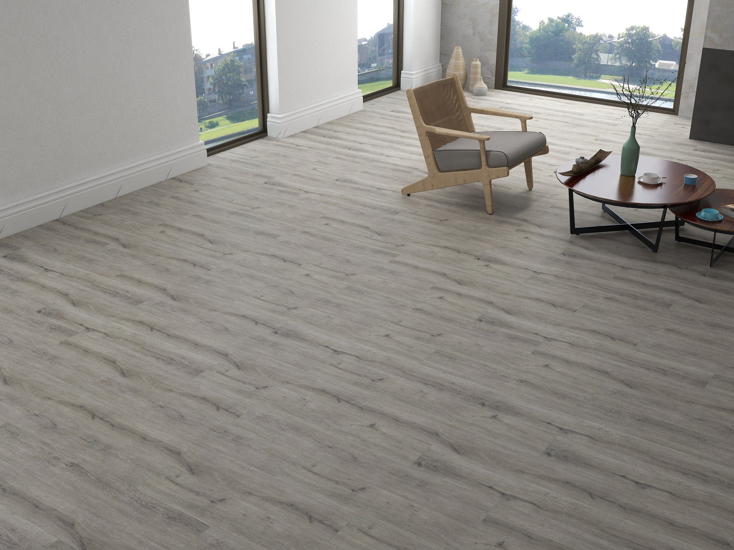 Endura-Bull SPC Vinyl Flooring £35.99 per m2 +VAT 6 x 183 x 1220mm Colour Hebden Grey B184