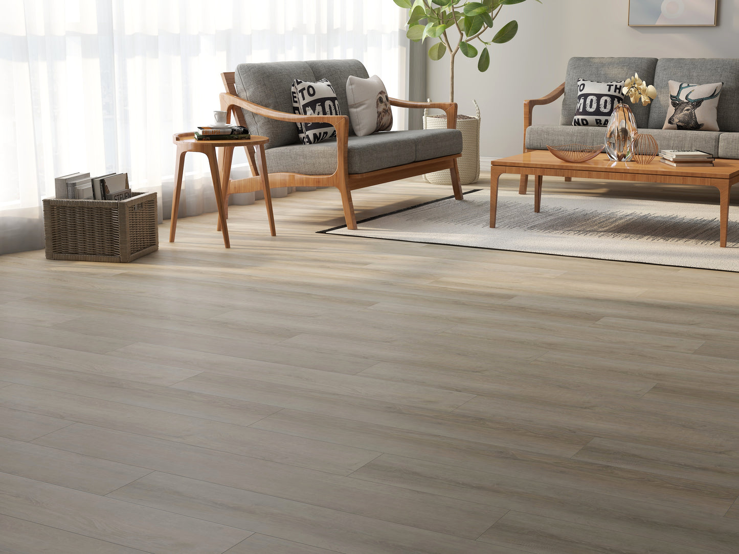 Endura-Bull SPC Vinyl Flooring £35.99 per m2 +VAT 6x183x1220mm Colour Shibden Cream B189