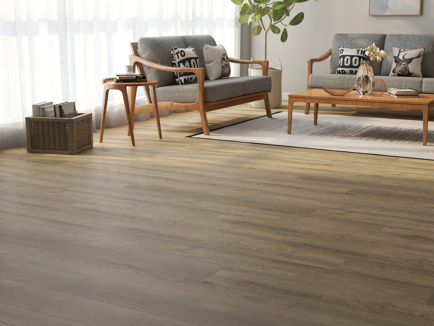 Endura-Bull SPC Vinyl Flooring £35.99 per m2 +VAT 6x183x1220mm Colour Warley Sand B193