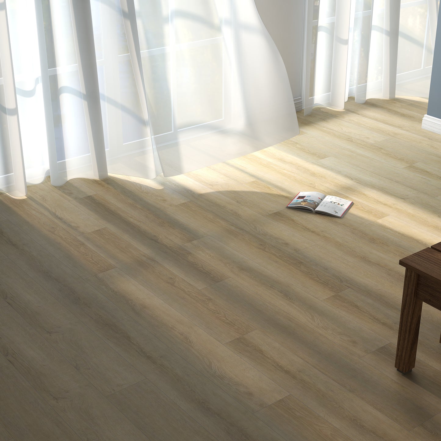 Endura-Bull SPC Vinyl Flooring £35.99 per m2 +VAT 6x183x1220mm Colour Wheatley Beige B190