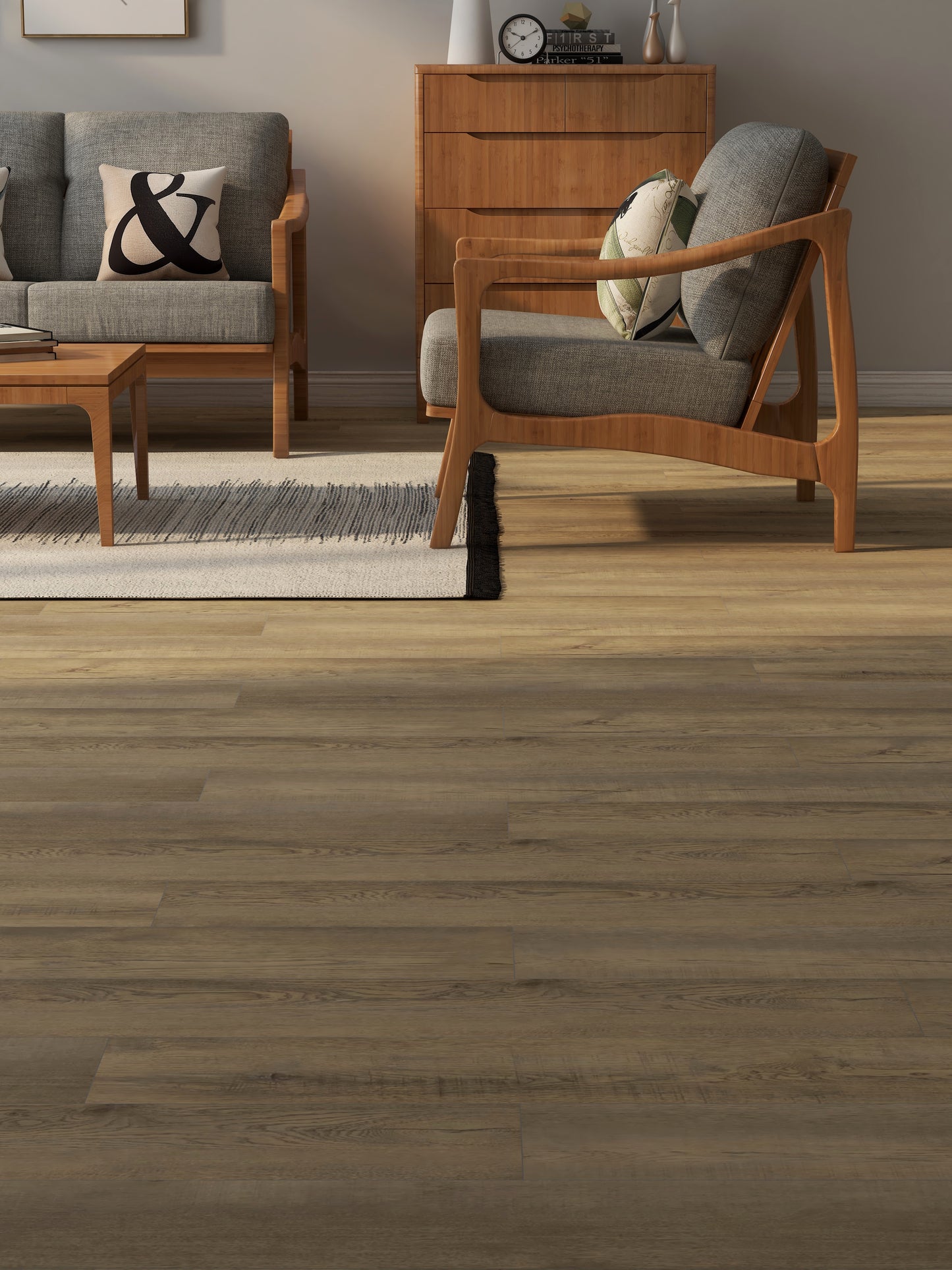 Endura-Bull SPC Vinyl Flooring £35.99 per m2 +VAT 6x183x1220mm Colour Warley Sand B193