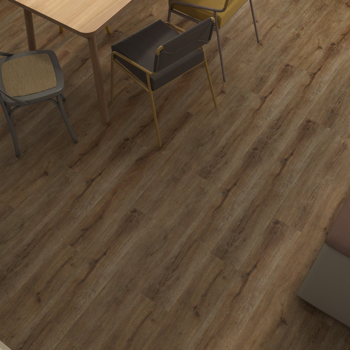 Endura-Bull SPC Vinyl Flooring £35.99 per m2 +VAT 6 x 183 x 1220mm Colour Bradshaw Bronze B186