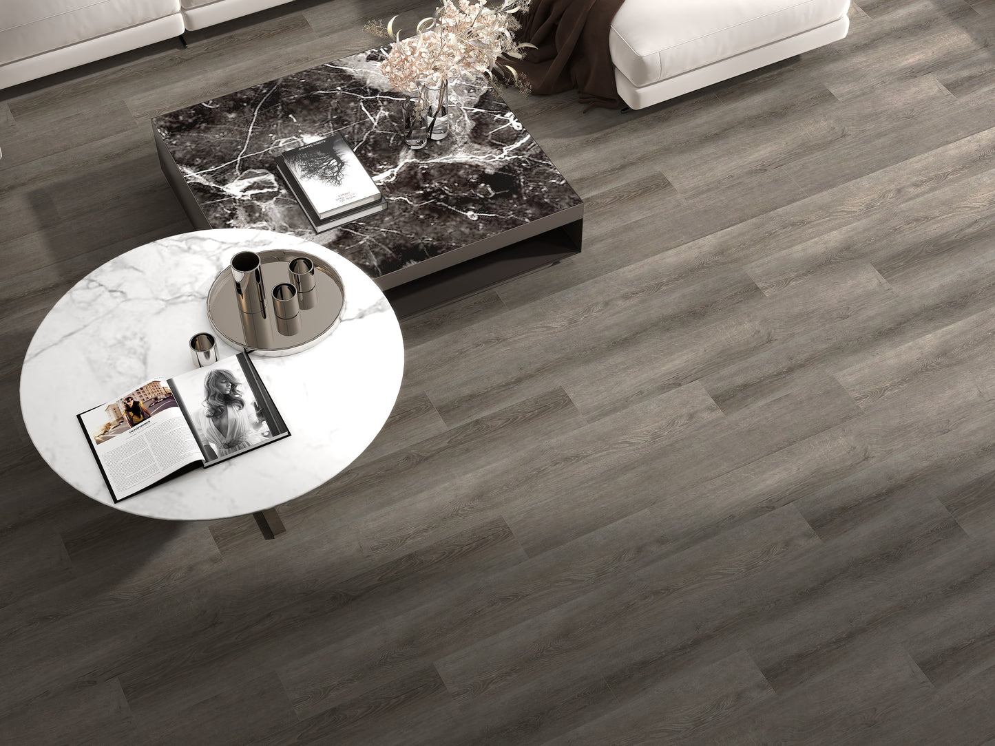 Endura-Bull SPC Vinyl Flooring £35.99 per m2 +VAT 6x183x1220mm Colour Beacon Hill Smoke B192