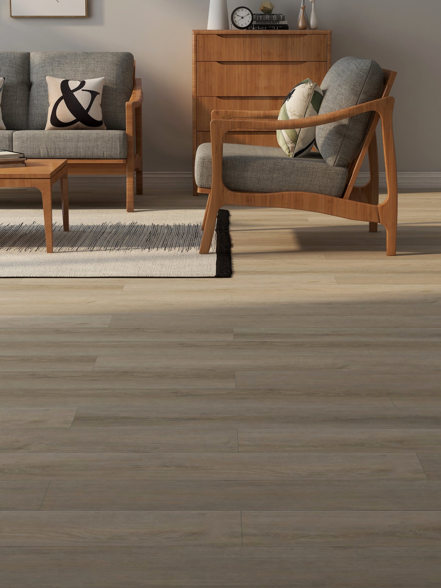 Endura-Bull SPC Vinyl Flooring £35.99 per m2 +VAT 6x183x1220mm Colour Shibden Cream B189