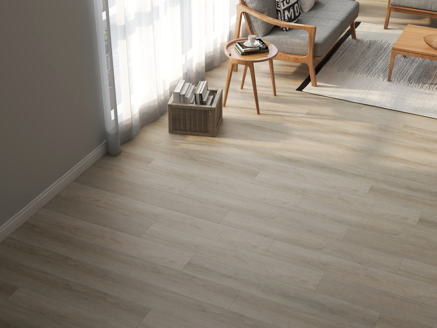 Endura-Bull SPC Vinyl Flooring £35.99 per m2 +VAT 6x183x1220mm Colour Shibden Cream B189