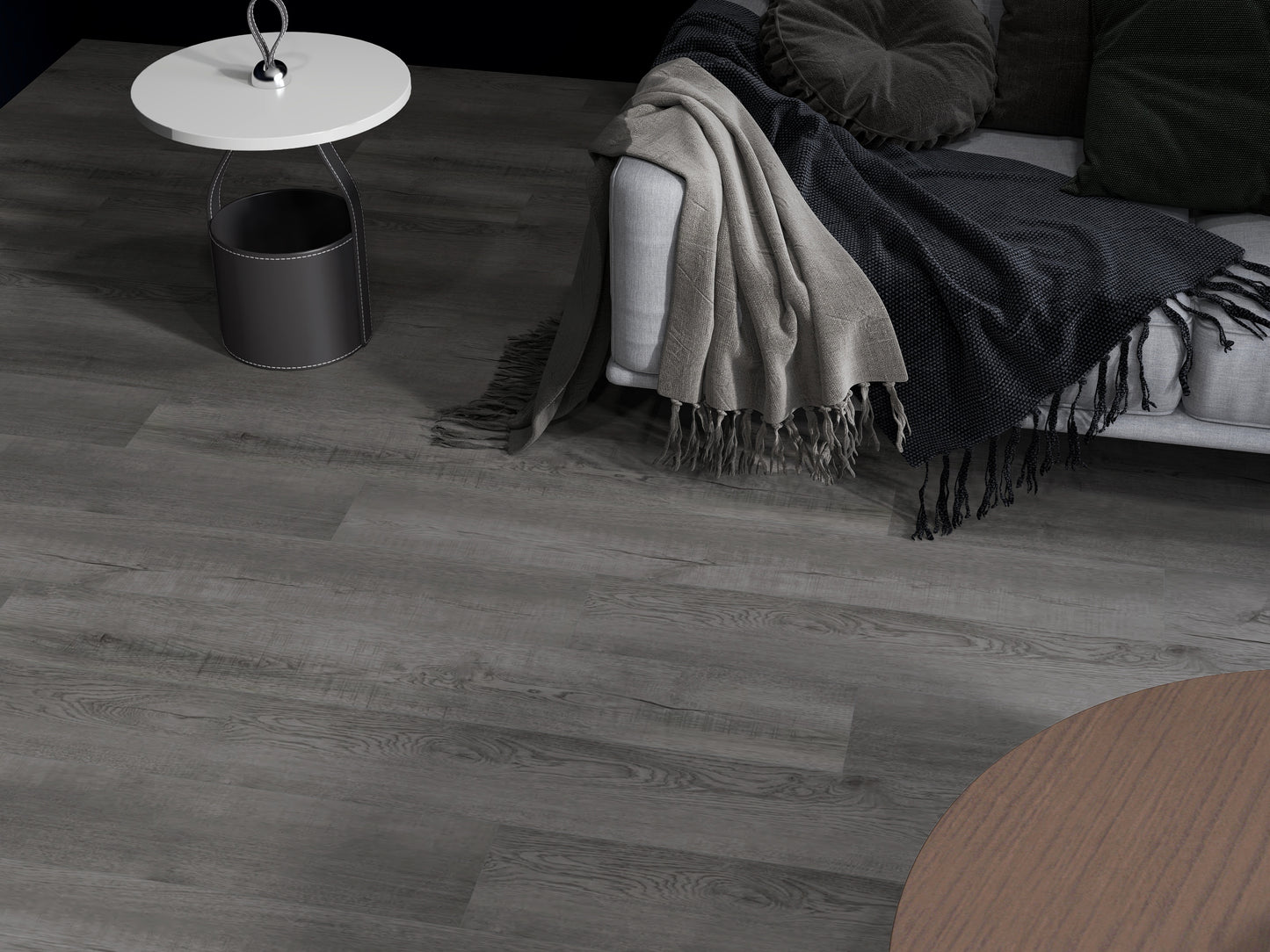 Endura-Bull SPC Vinyl Flooring £35.99 per m2 + VAT 6 x 183 x 1220mm Colour Salterhebble Slate B194