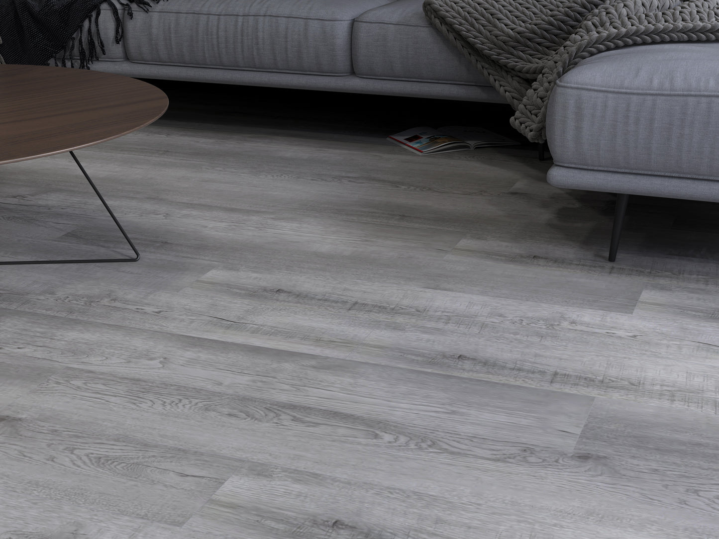 Endura-Bull SPC Vinyl Flooring £35.99 per m2 + VAT 6 x 183 x 1220mm Colour Salterhebble Slate B194